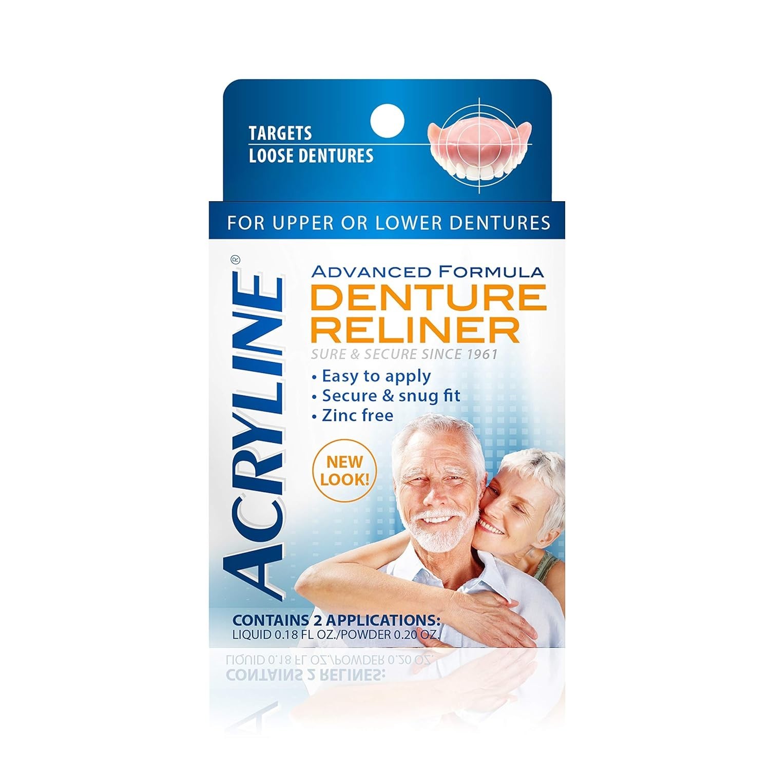 Denture Security Enhanced: Advanced Reliner for Upper & Lower Dentures, Easy Use