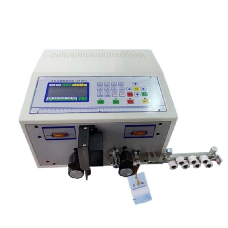 SWT508C Wire Stripping Peeling Cutting Machine With Wires Collector Automatic