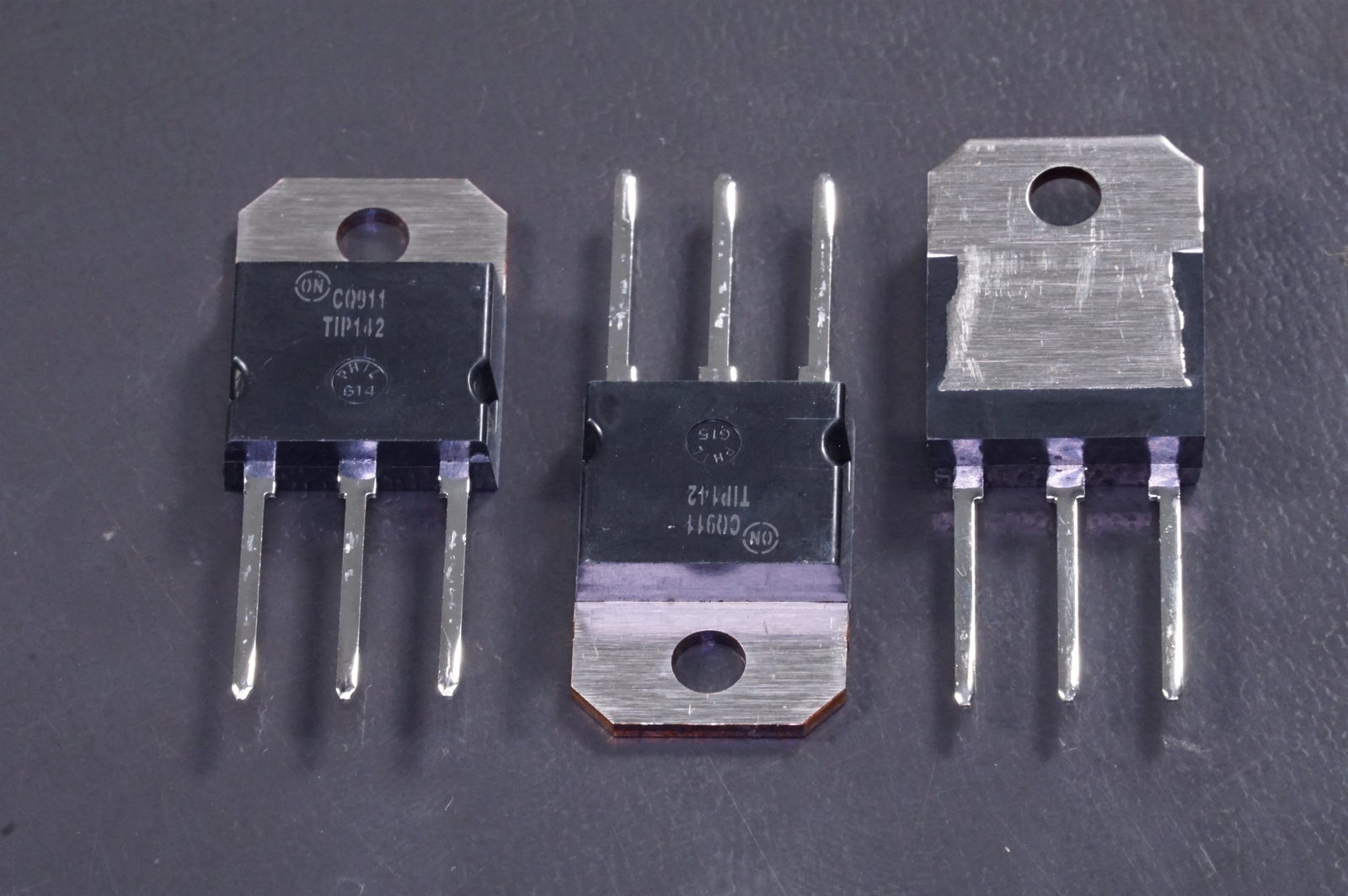 Lot of 3 TIP142 On Semi Darlington Power Transistor NPN 10A 100V TO-247-3 NOS
