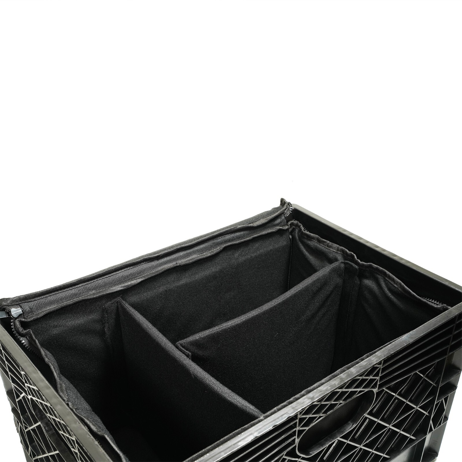 Filmmakers Rectangular Milk Crate Insert Storage Case / Zippered Bag (Case Only)