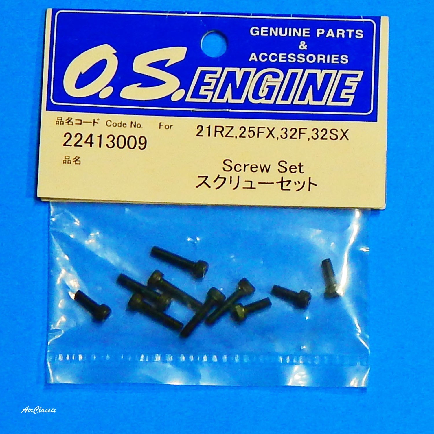 OS #22413009 Screw Set for Many .21 to .32 Engines NIP