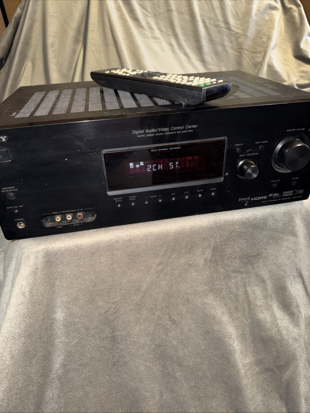 Sony STR-K7100 Home Theater Surround Sound Receiver HDMI. FOR PARTS See Descrip