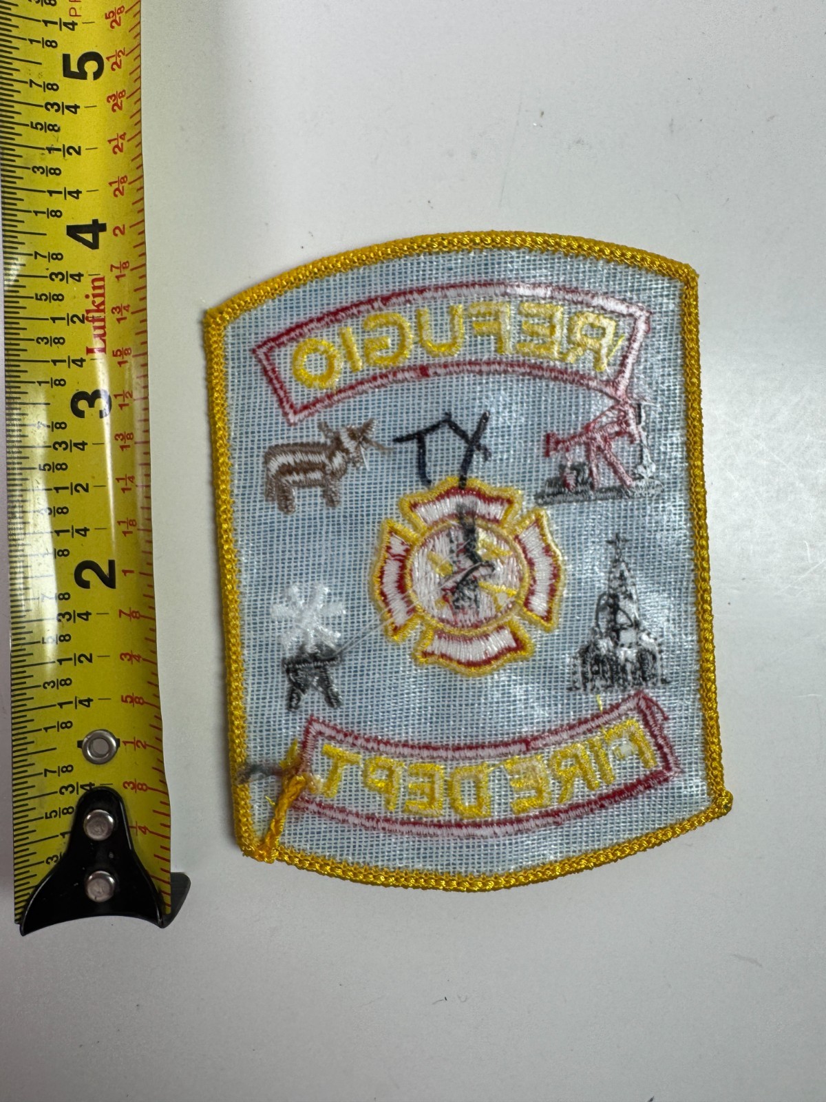 Refugio Fire Texas TX Patch R9