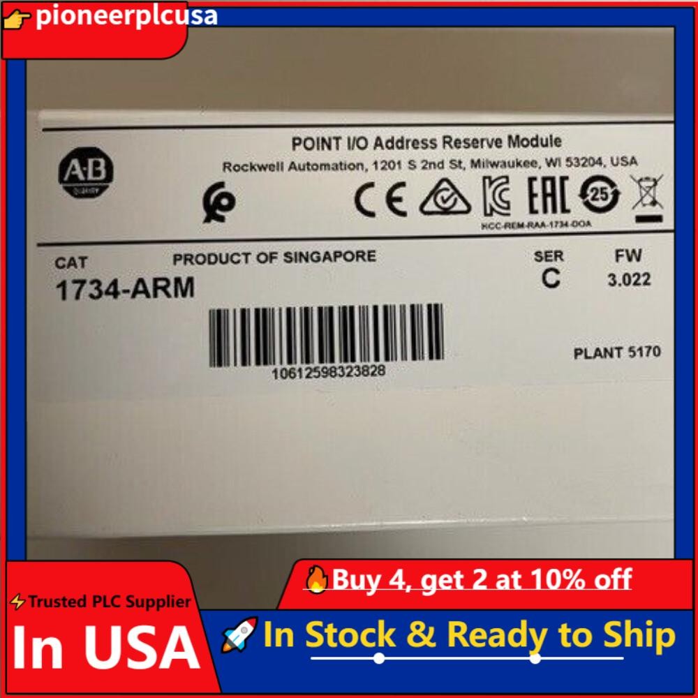 NEW 1734-ARM AB POINT I/O Address Reserve Module 1734-ARM US Free Tax
