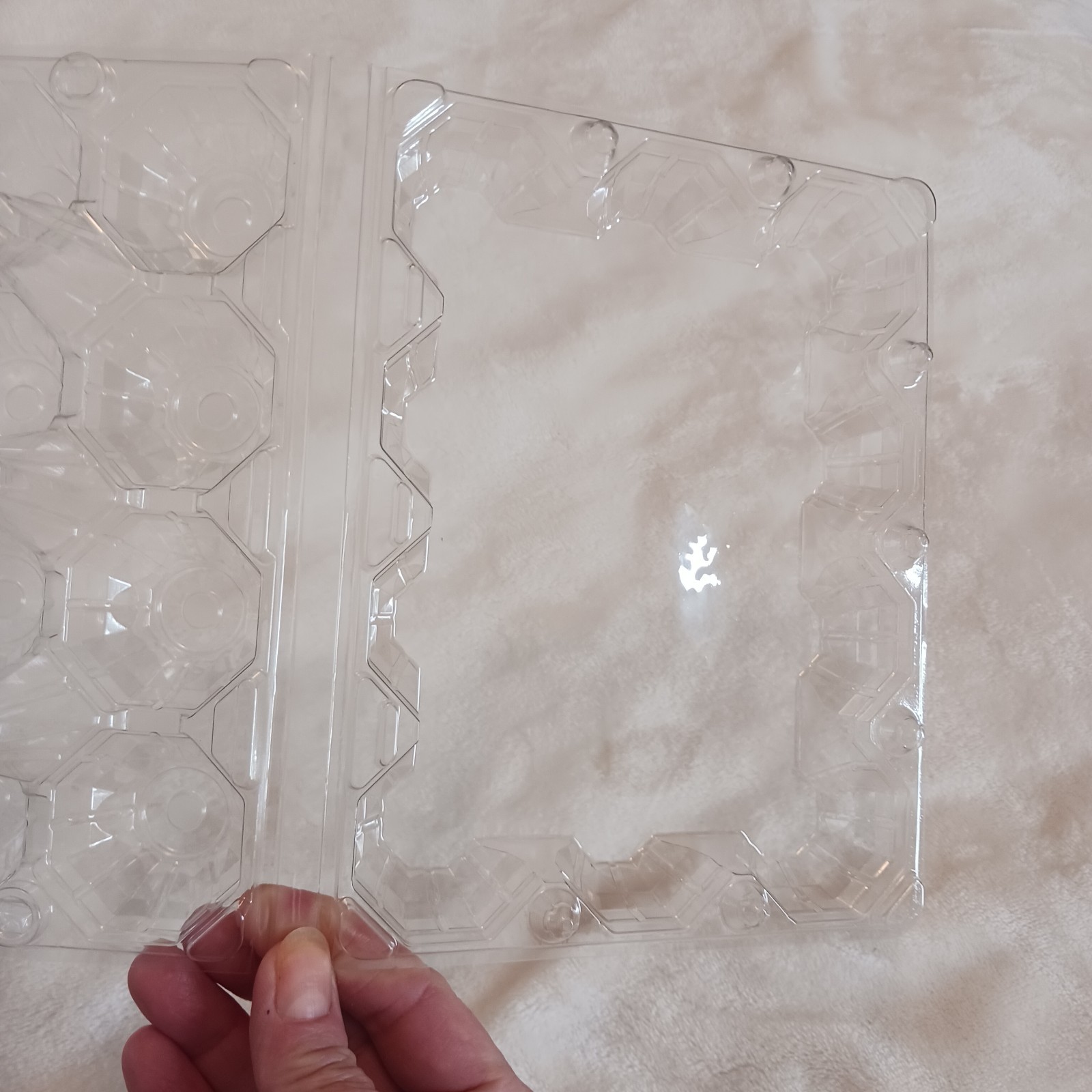 49 Egg Cartons Bulk Plastic for 12 Eggs Clear Egg Cartons