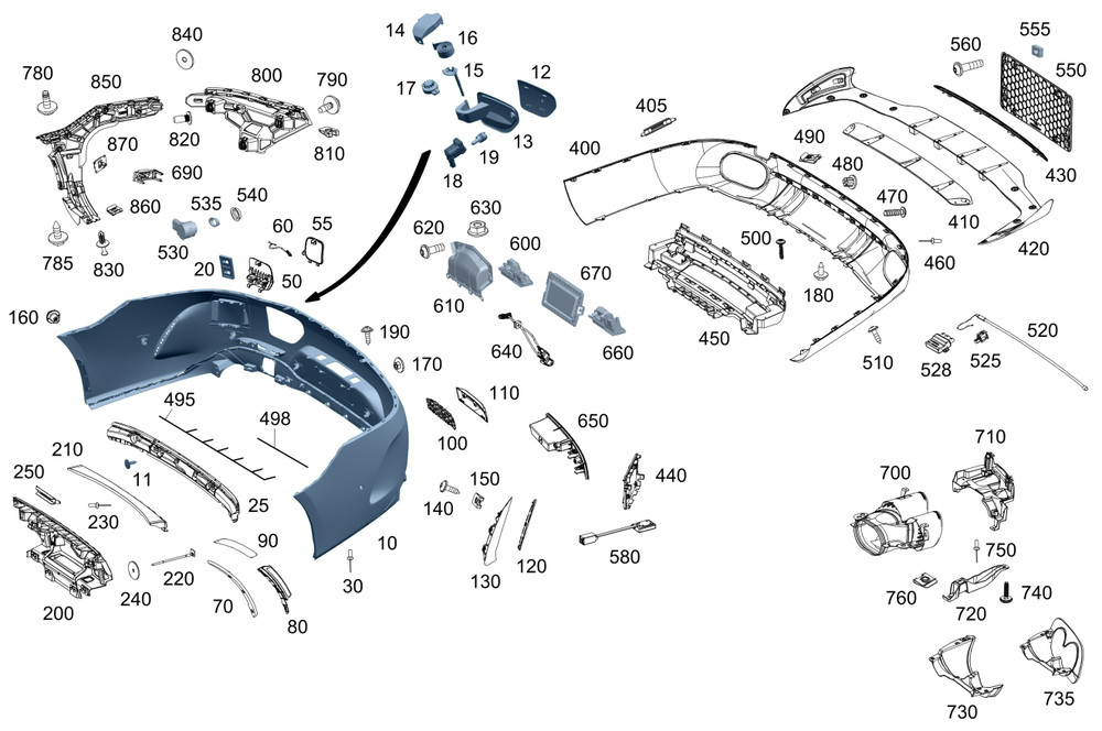 Genuine Mercedes-Benz Retaining Plate 290-885-19-03