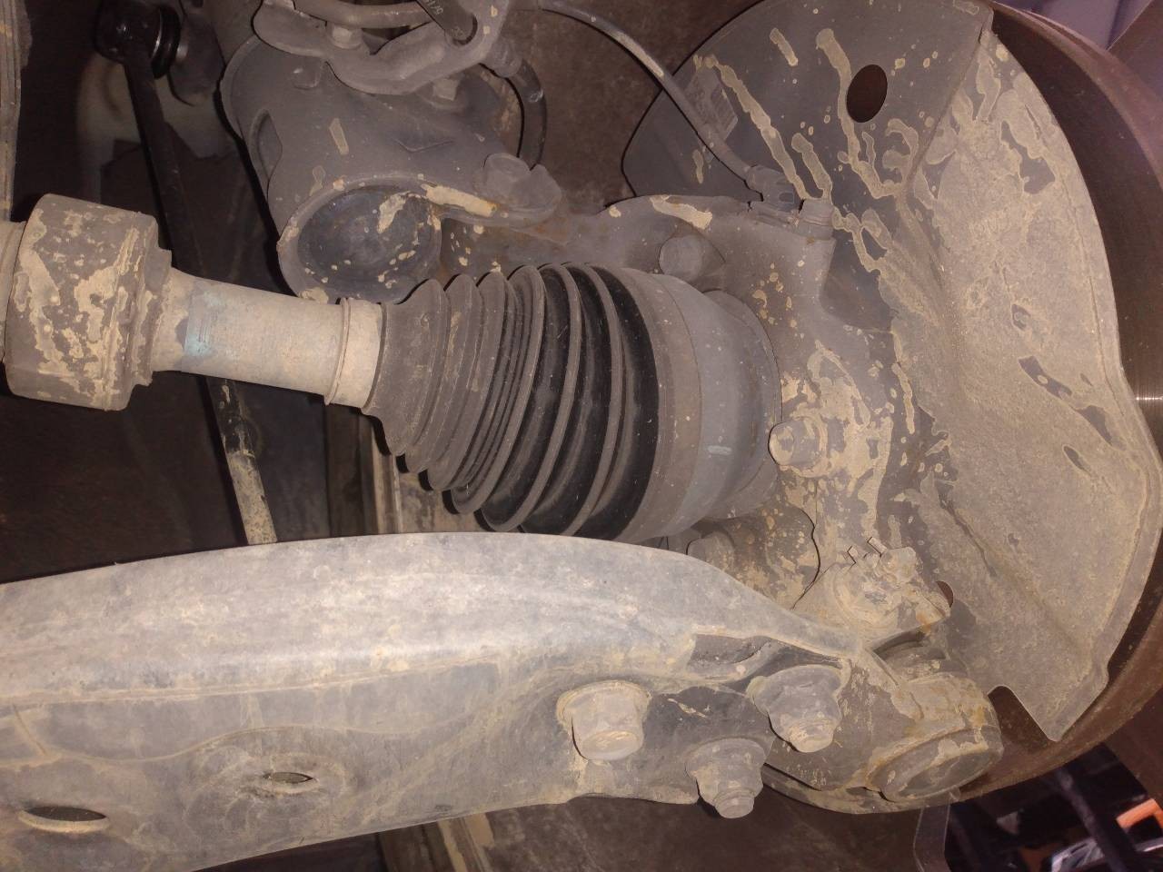 FRONT LEFT ANKLE / 2524650 FOR HYUNDAI SANTA FE DM STYLE 4WD