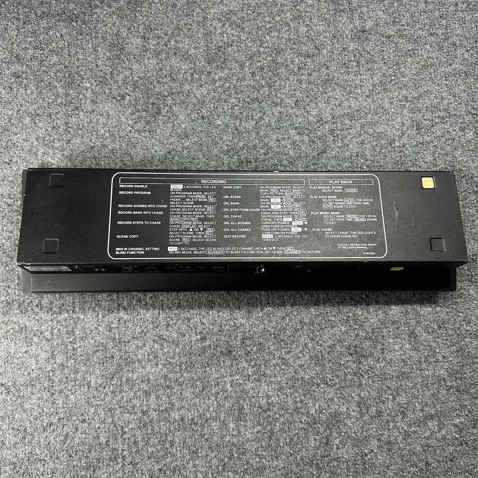 Elation DMX Programmer Channel Tabletop Lighting Controller OPERATOR 192 Untestd