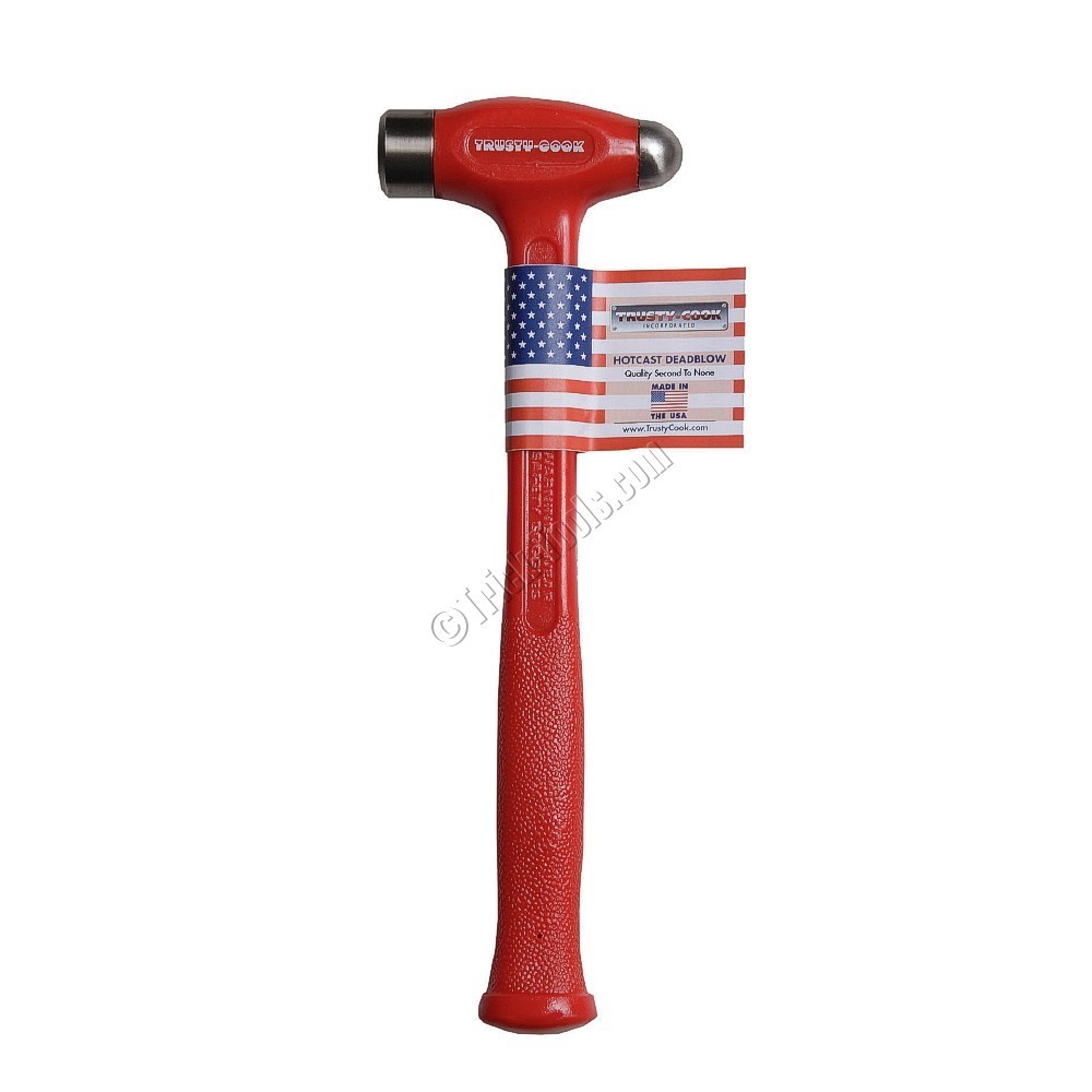 Trusty Cook Inc. 43oz Flat-Flat Dead Blow  Model TC43BP RED