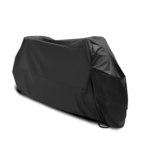 Motorcycle Cover, All Season Waterproof Motorbike Protection Cover with Lock