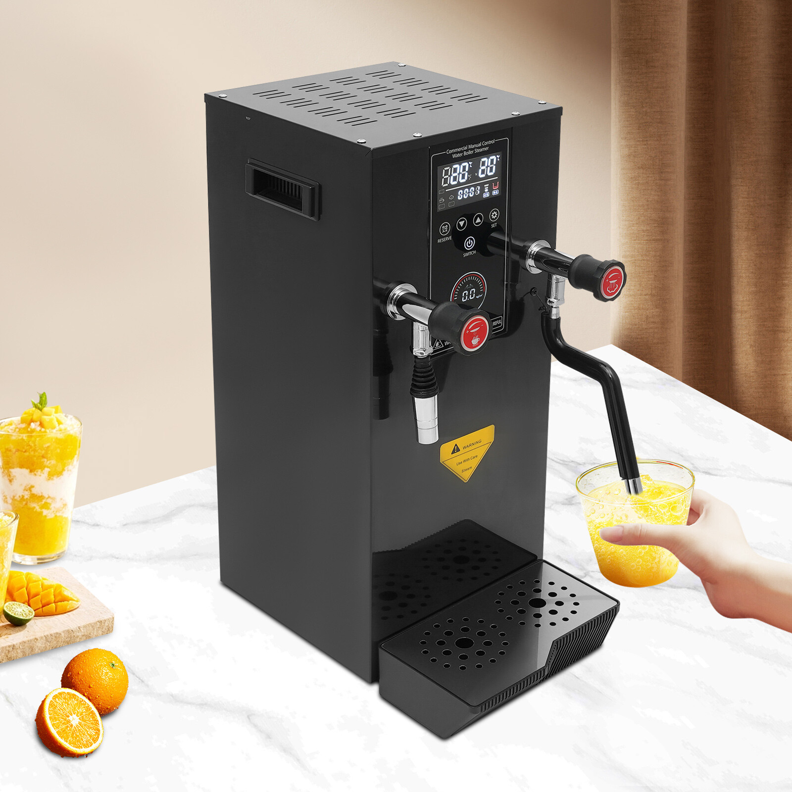 12L Hot Water Dispenser Fixed Time 304 Stainless Steel Hot Water Machine New