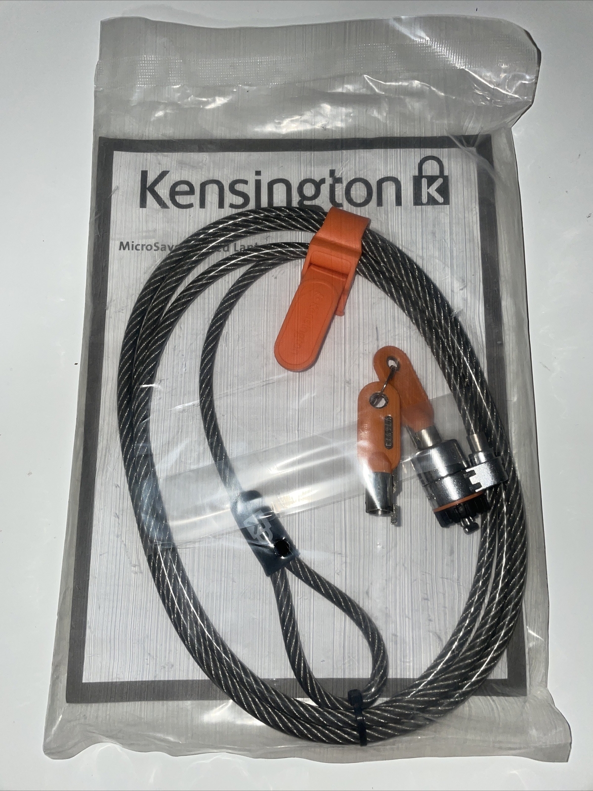 Kensington MicroSaver Keyed Notebook Lock Laptop Security Cable NEW.