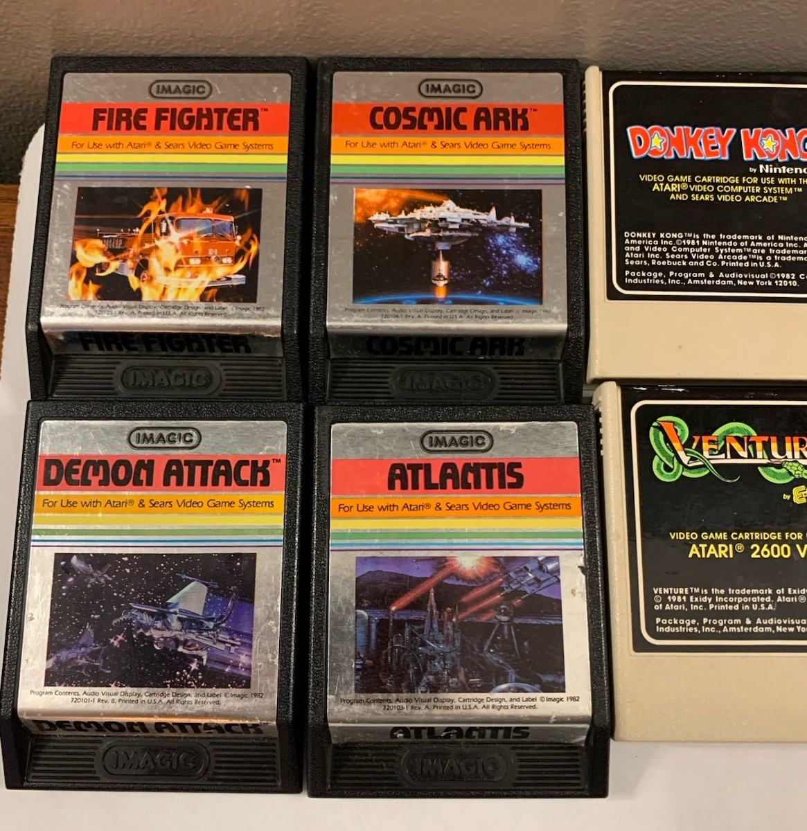 Coleco Gemini System | Console & Cords | 2 Controllers | 9 Games | Tested (Read)