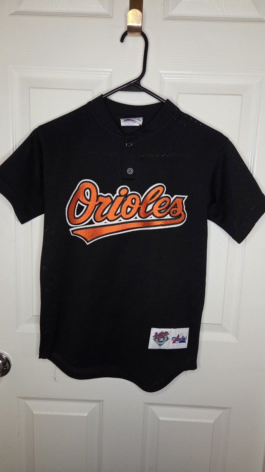 VTG 90s MLB BALTIMORE ORIOLES CAL RIPKEN Jr. MAJESTIC DIAMOND COLL JERSEY kids