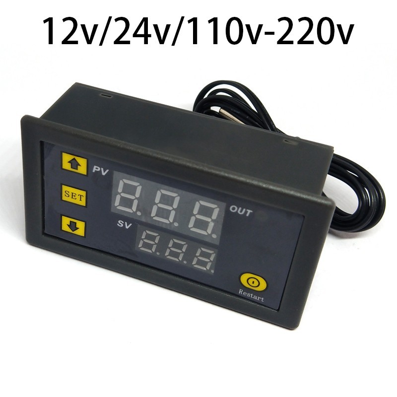 Temperature Controller Digital LED 12V Thermostats Switching Probe Regulators
