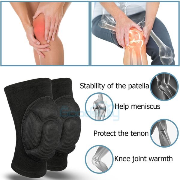 1Pair Professional Work Knee Pads Construction Flooring Roofing Landscaping