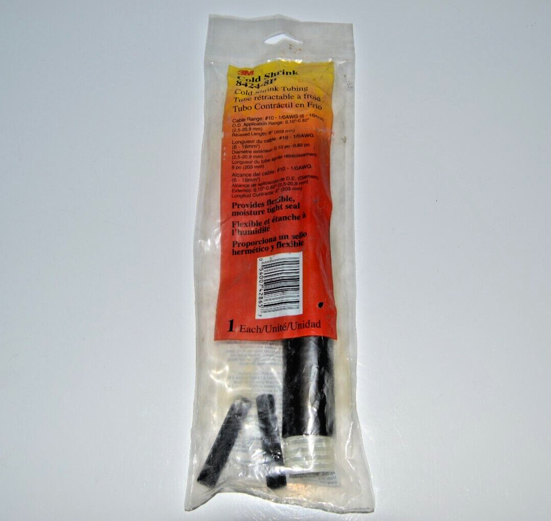 3M Cold Shrink 8424-8P Tubing 8424-8P Cold Shrink Tubing, NEW