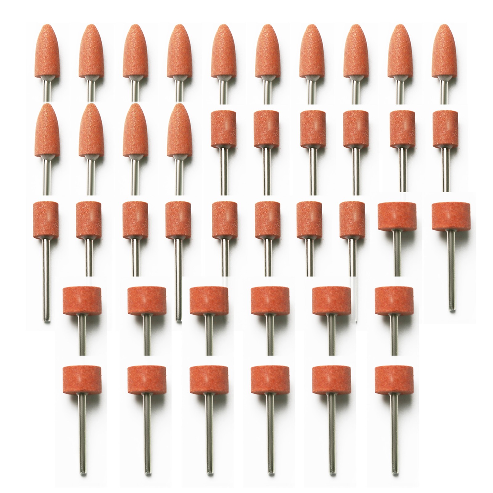 TMAX 42 pc Aluminium Oxide Grinding Stone Sanding Drill Bits with 1/8" Shank