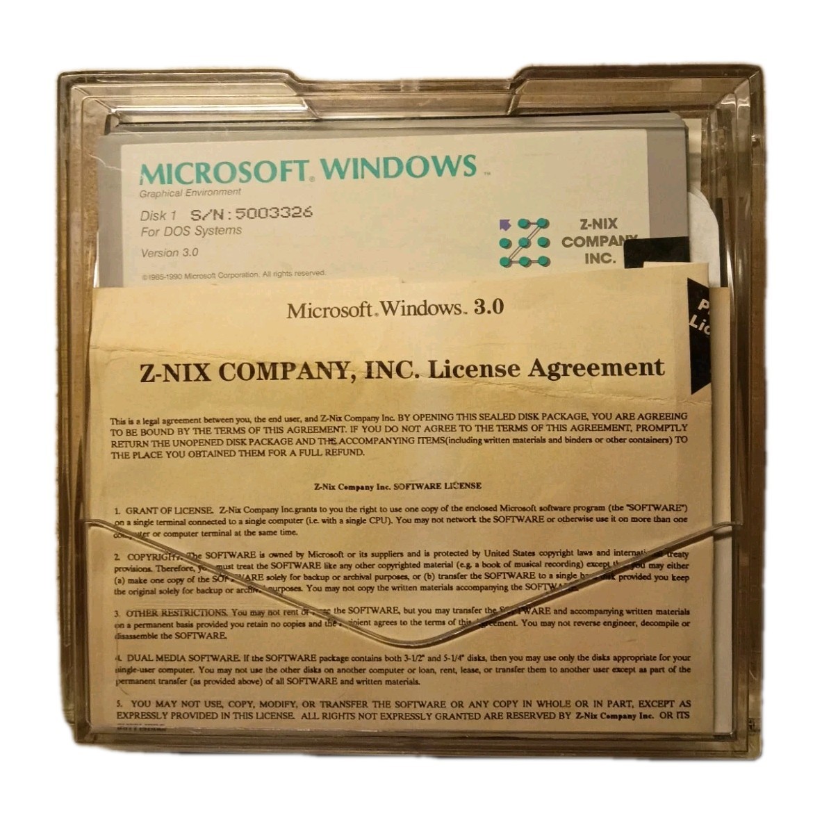 Microsoft Windows 3.0 & MS-DOS 6.22 5.25" Disks Vintage Computing Programs Lot