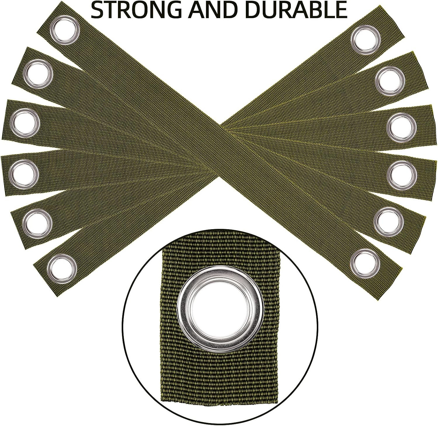 Tree Straps for Staking, 6 pcs Heavy Duty Nylon Tree Support Tree Straps | Guyin