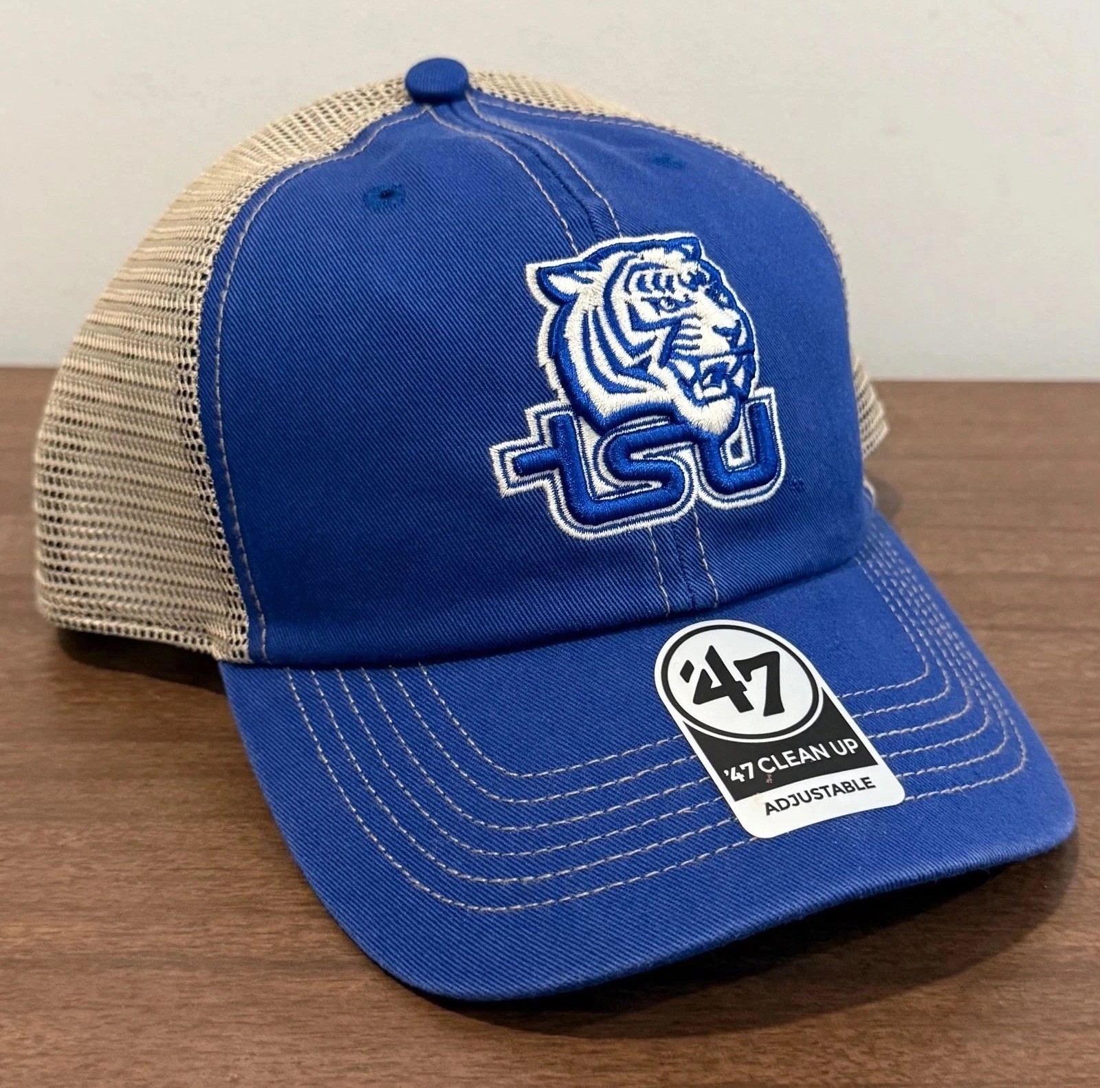 Tennessee State University Tigers TSU '47 Clean Up Snapback Trawler Mesh Hat Cap