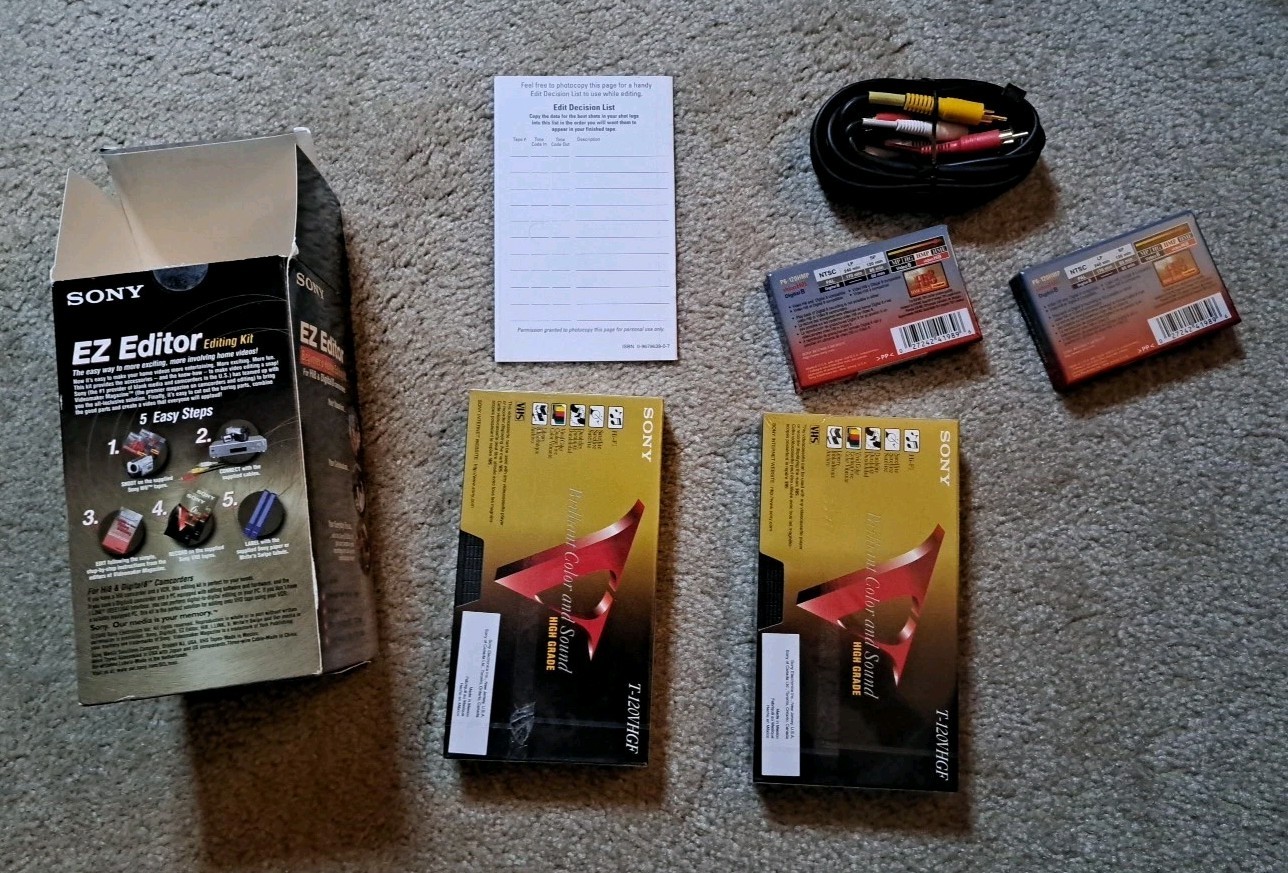 Sony EZ Editor Editing Kit For Hi8 & Digital 8 Camcorders