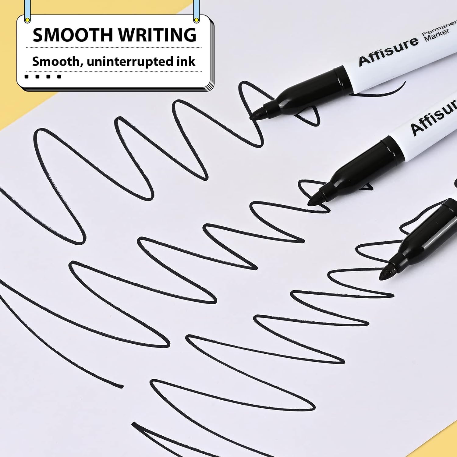 Permanent markers, 100 packs permanent markers bulk, quick dryingin one second,