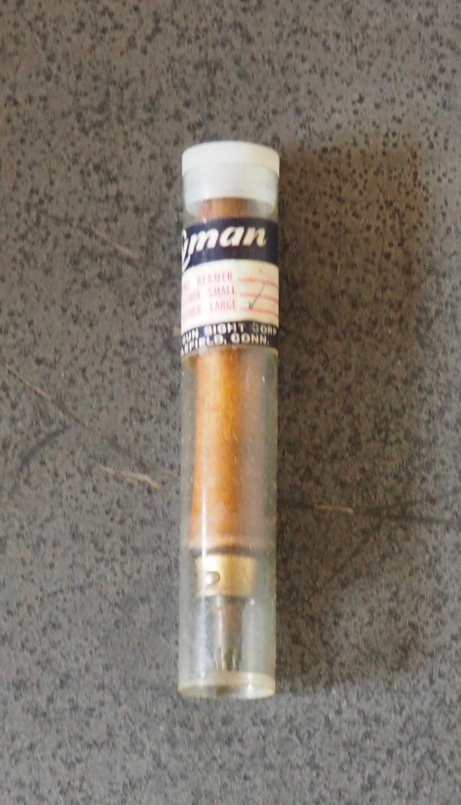 Lyman Primer Pocket Reamer Tool-w/woodenhandlle-(Small)-(7777784)-NOS-in package
