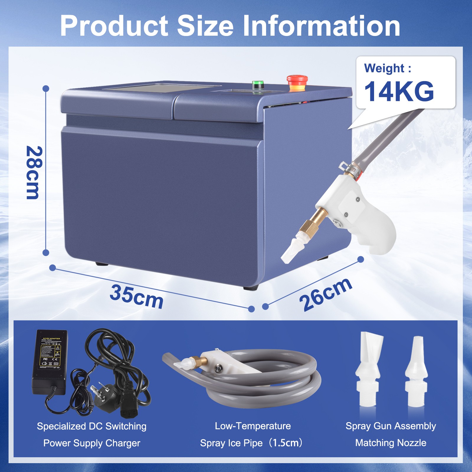Portable Mini Dry Ice Blasting Machine Cleaning Machine For PCB Burrs Removal