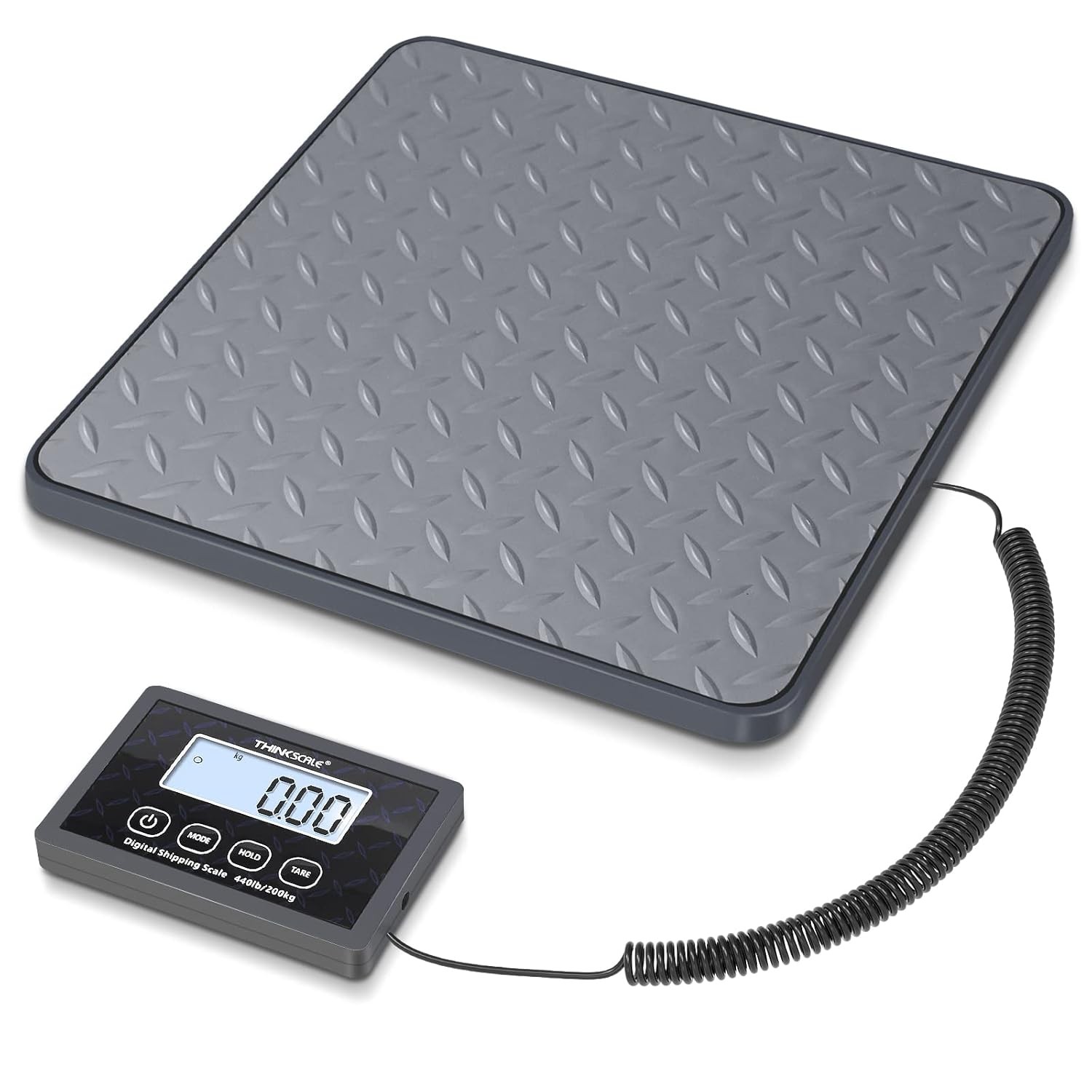 Shipping Scale, 440 lbs/1 oz Highly Accurate Postal PS4C, Grey