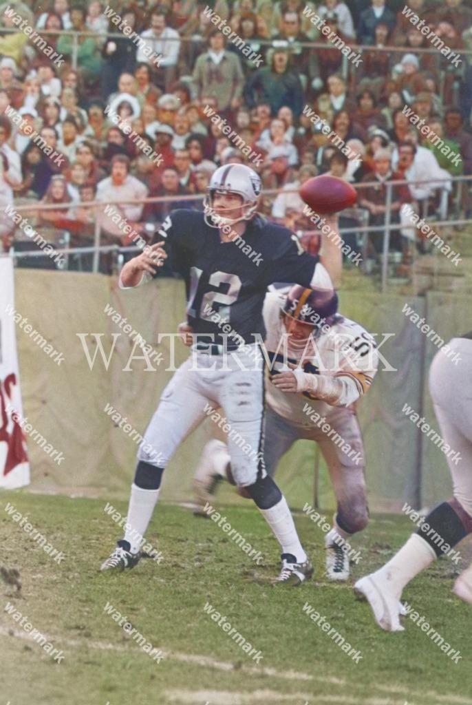 GM219 Ken Stabler Raiders Jack Lambert Steelers 8x10 11x14 16x20 Colorized Photo