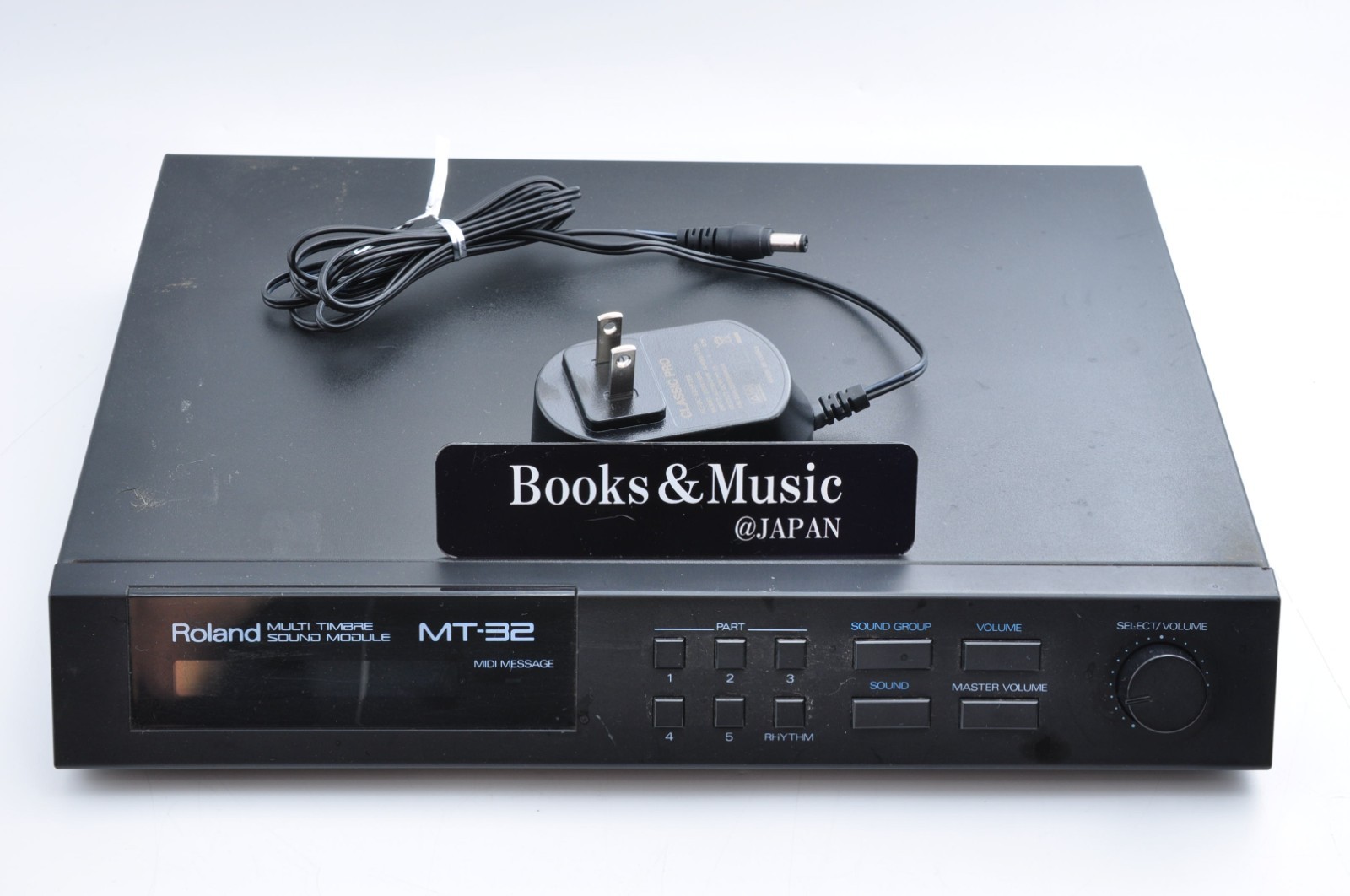 Roland MT-32 Multi Timbre Sound Module Late Model 1988 w/Adapter Working Z955300