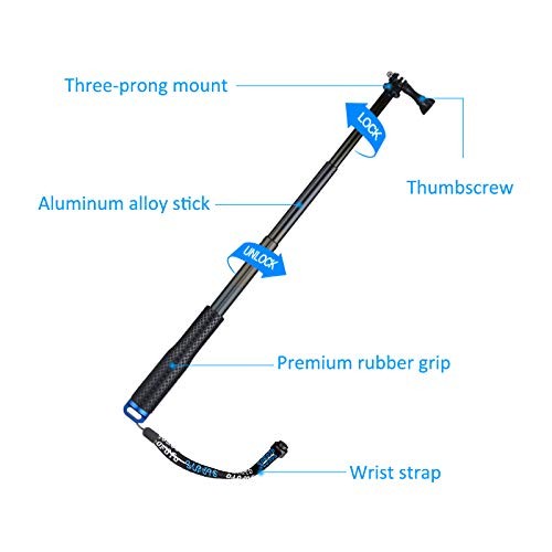 49CM Selfie Stick Telescopic for Action