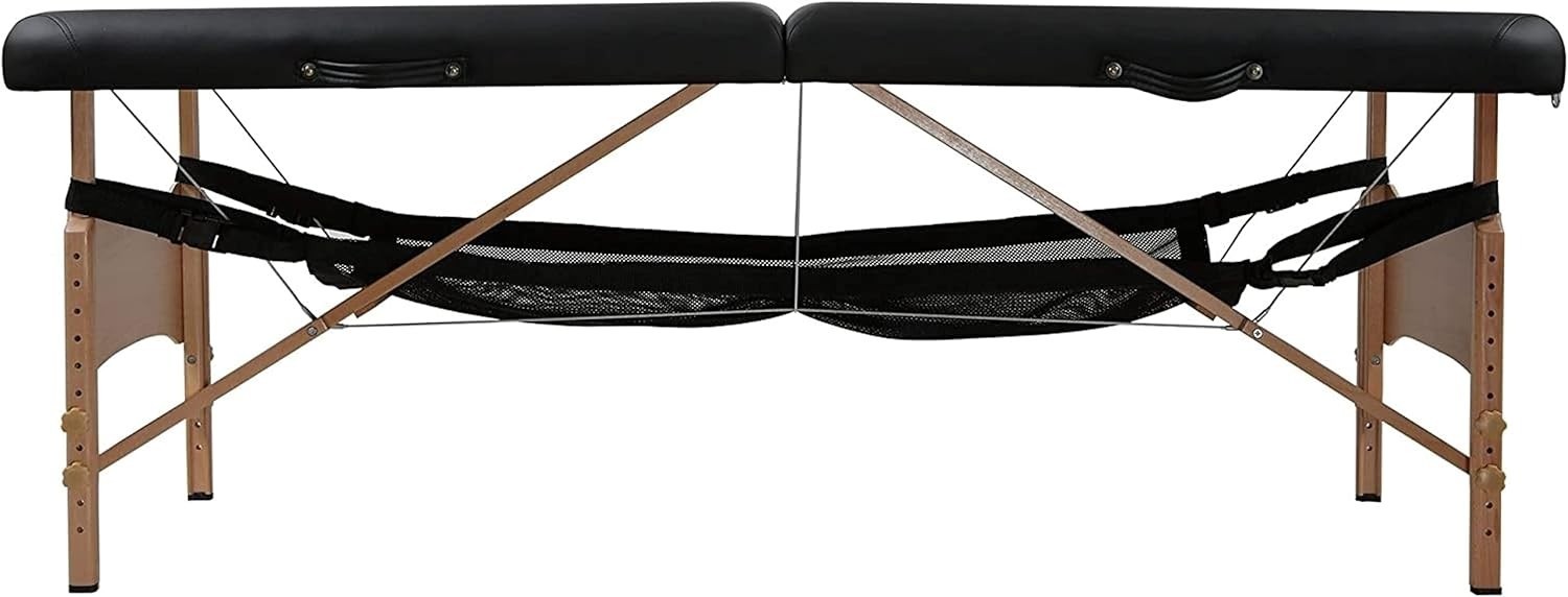 Mesh Storage Shelf for under massage table - Black