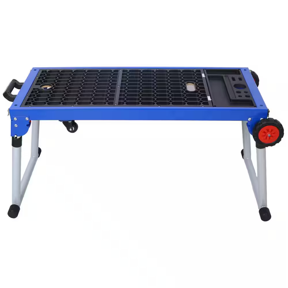 5-In-1 Portable Workbench, 49 In. D X 21.6 In. W X 22.5 In. H Steel with Detacha