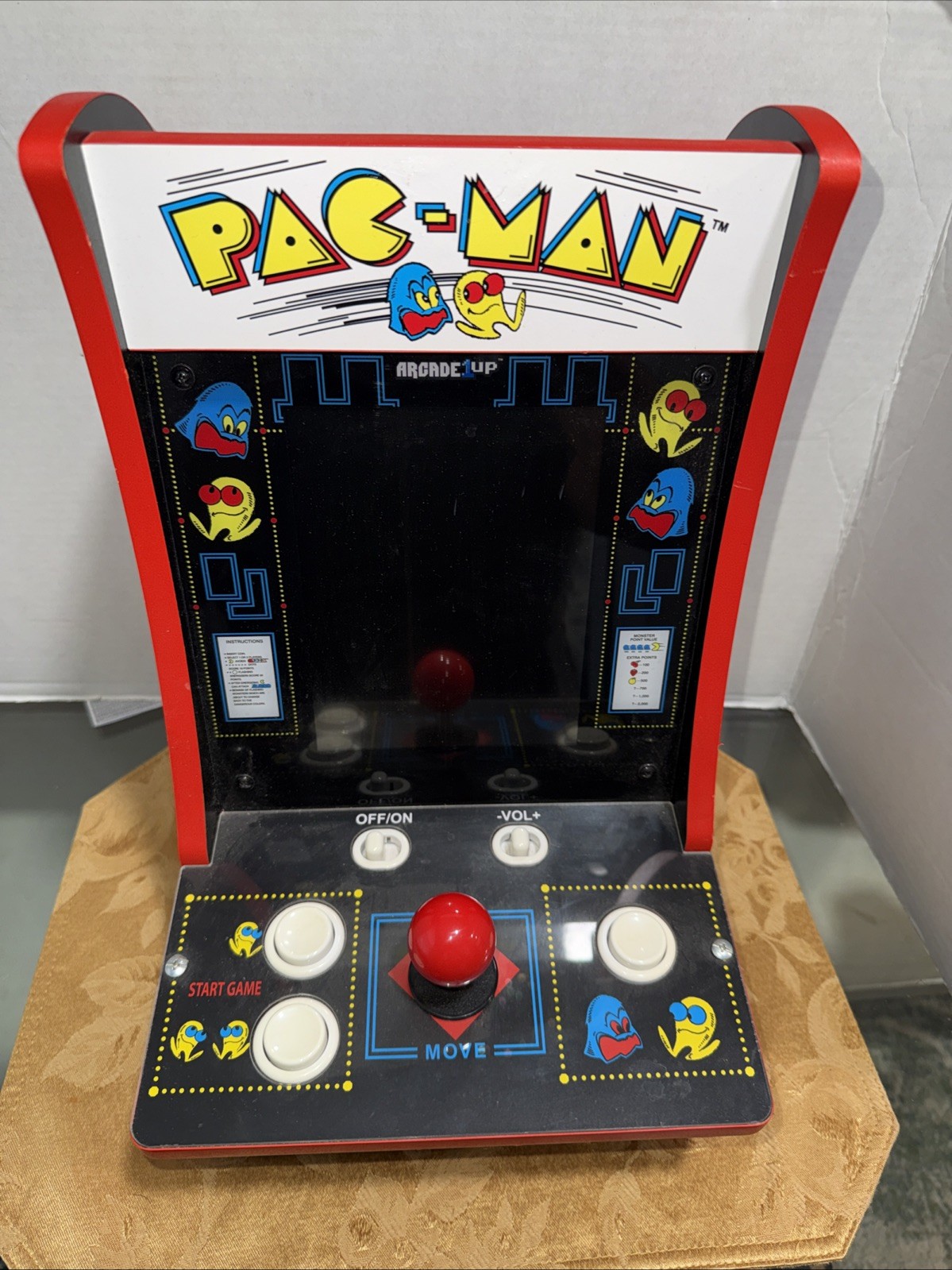 Pac-man Arcade1up 7427 / 2019 Tabletop Counter-Cade Arcade Machine