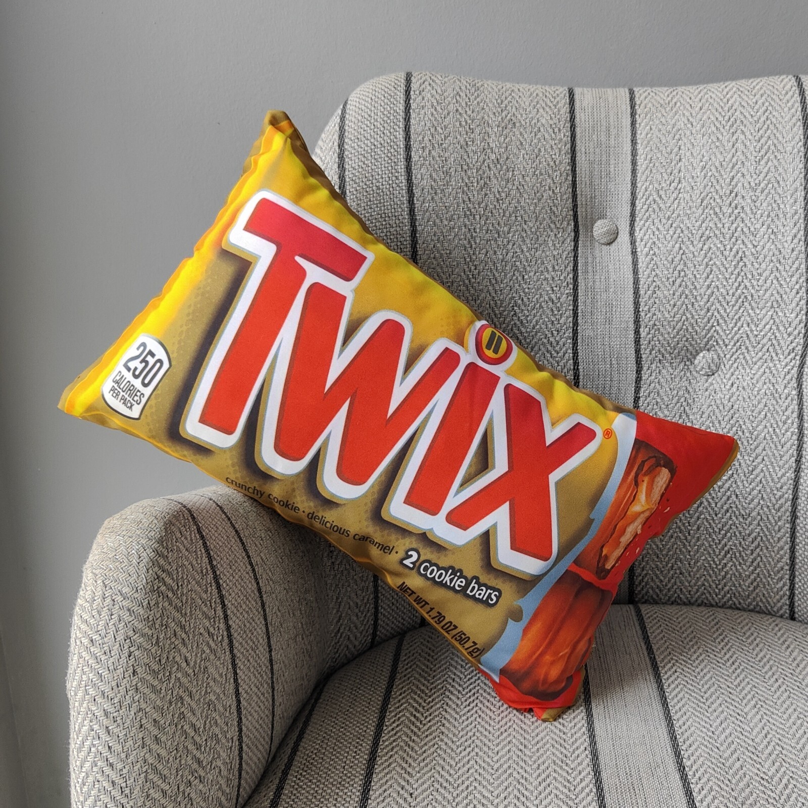 Twix Pillow,Ornament Toys,Novelty pillow,Food shaped pillow,Couch Pillow