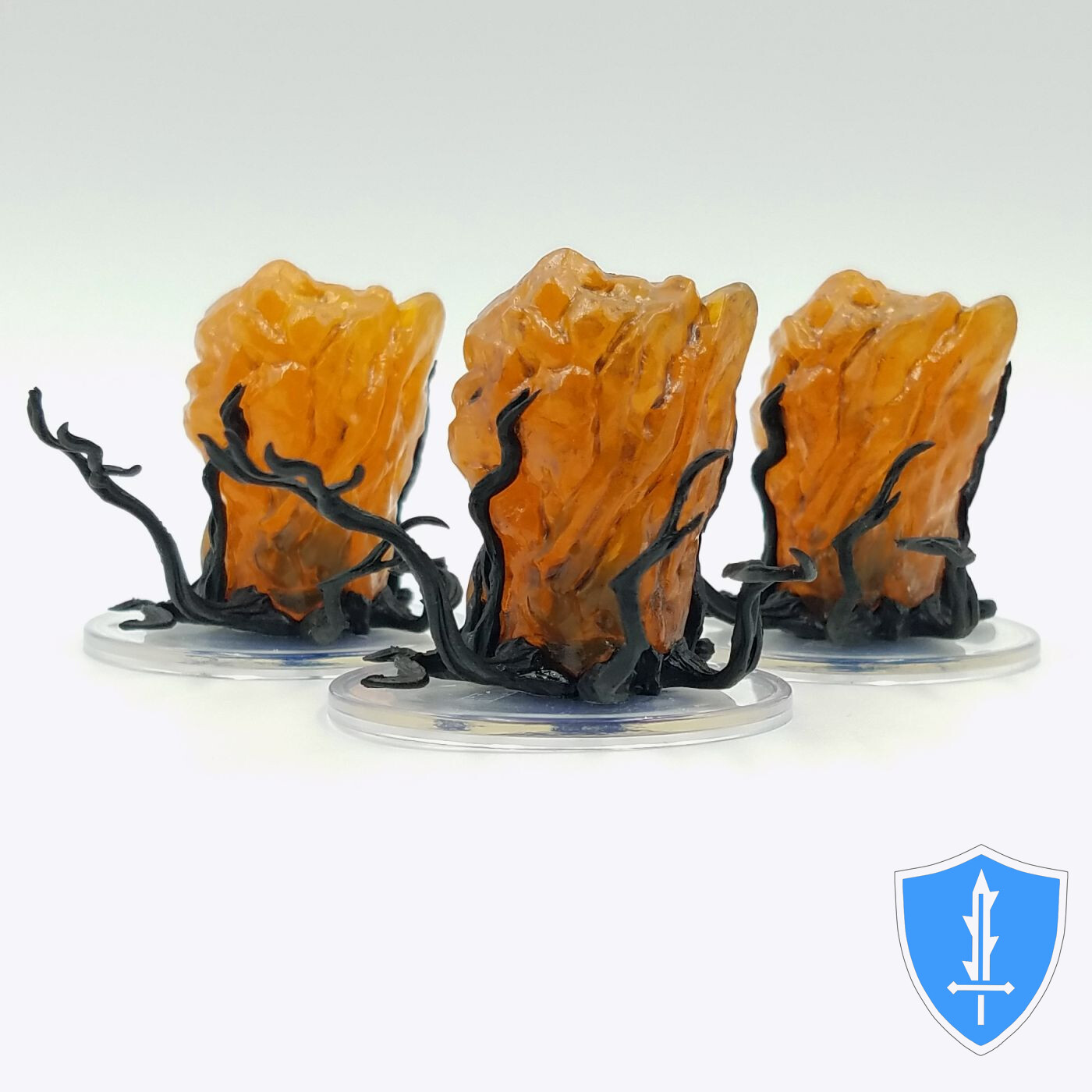 Amber Monolith x3 - Van Richten's Guide to Ravenloft #28 D&D Icons of the Realms