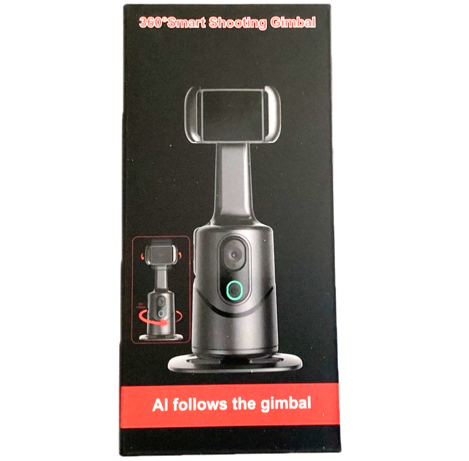 360° Smart Shooting Gimbal AI Face Tracking Auto Follow Phone Holder Q12 NEW