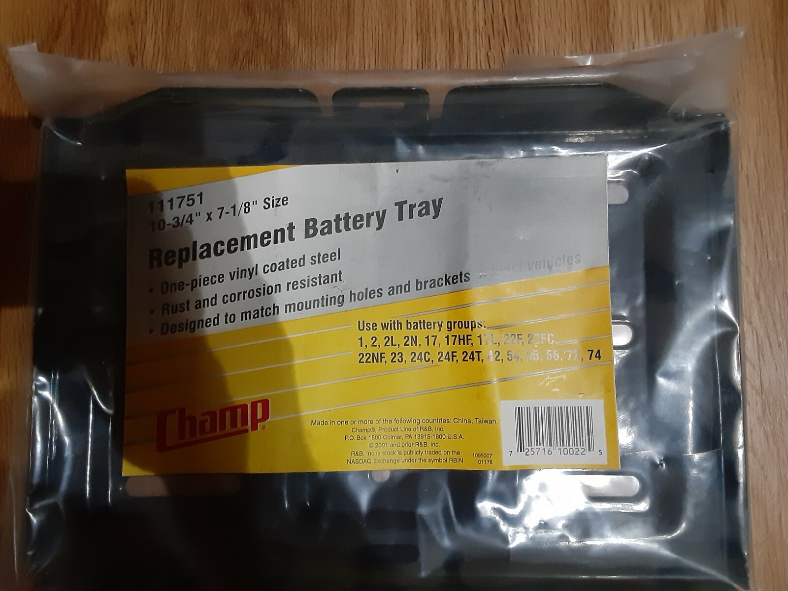 Champ 111751 Replacement Battery Tray