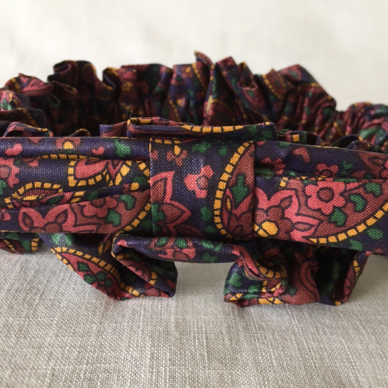 Longaberger 1992 Father’s Day Paisley Medium Garter 20451 Basket Fall USA