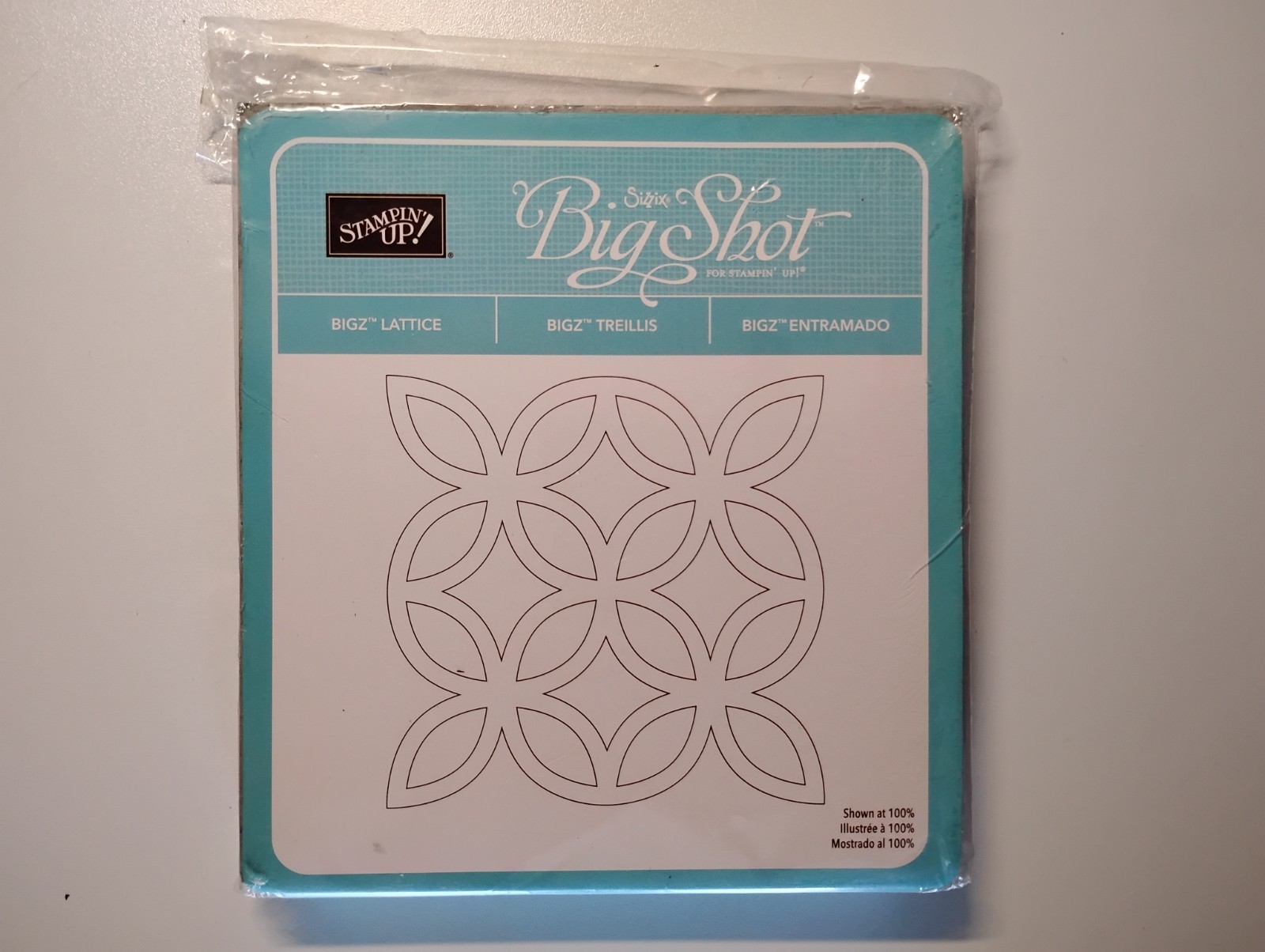 STAMPIN' UP! Sizzix Bigz 'Lattice' Big Shot Paper Cutting Die - 5.5" x 6"