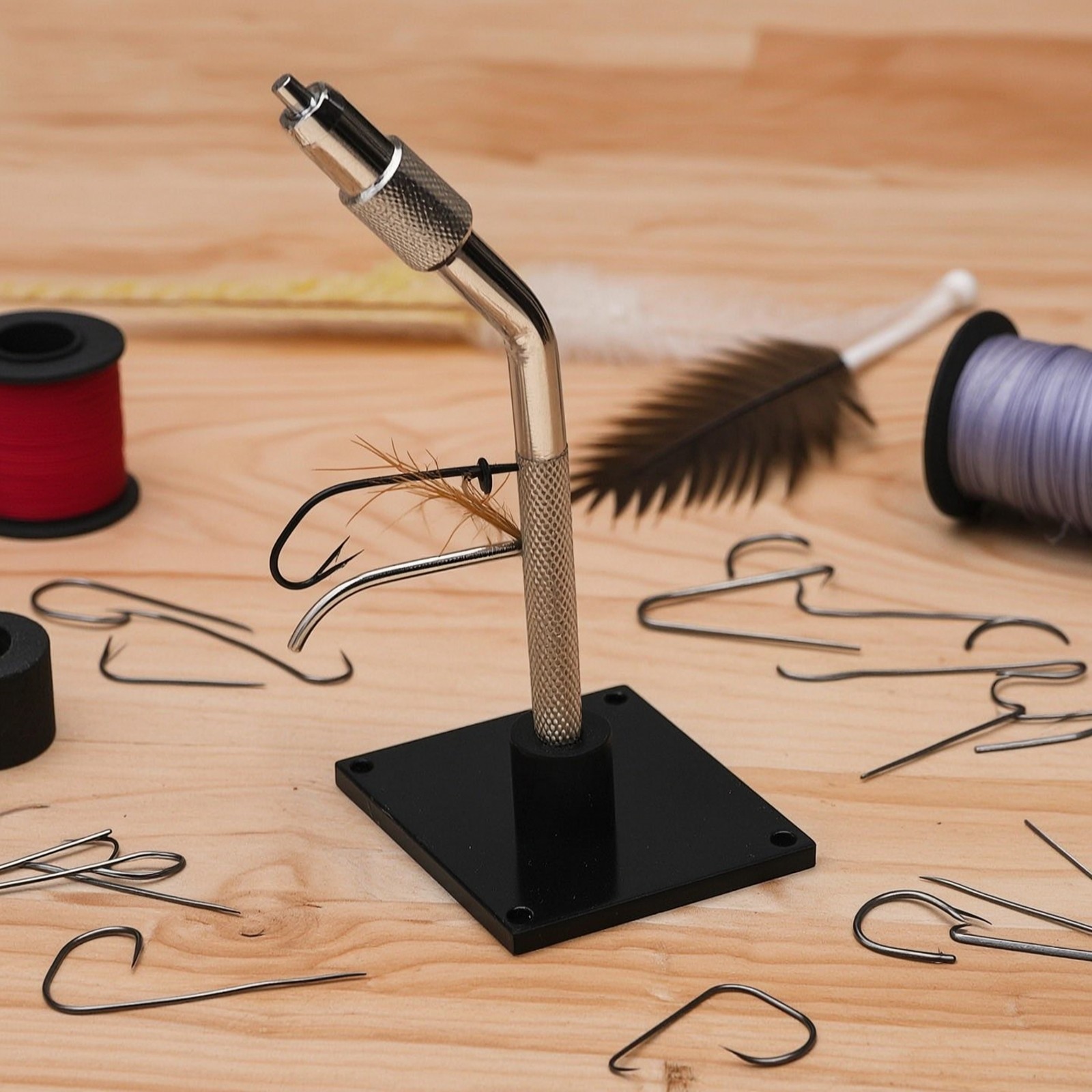 Mini Fly Tying Vise Compact Fly Tying Vise Portable for Small Workspaces