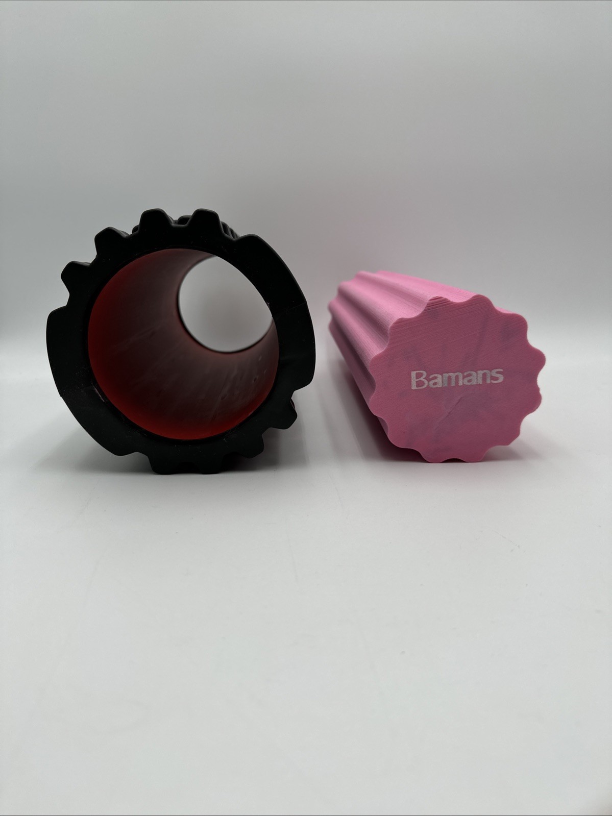 Bamans 2 in 1 foam roller, deep tissue massager 13”