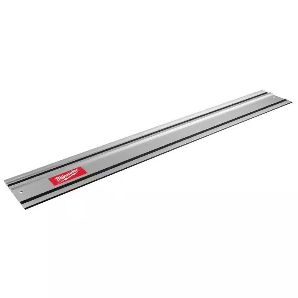 Aluminum Track Saw Guide Rail 55 Inch Fits Milwaukee 6-1/2 Inch Plunge Track Saw
