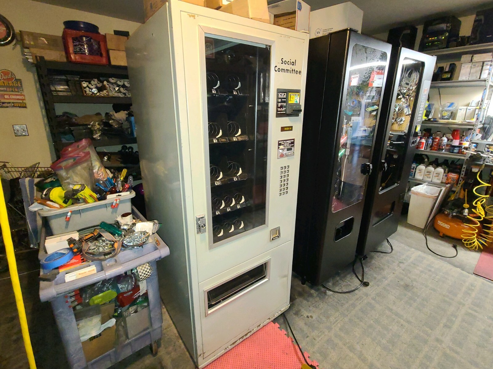 FSI, USI, 3030 Snack Vending Machine COIN RETURN BEZEL ASSEMBLY / Free Ship!