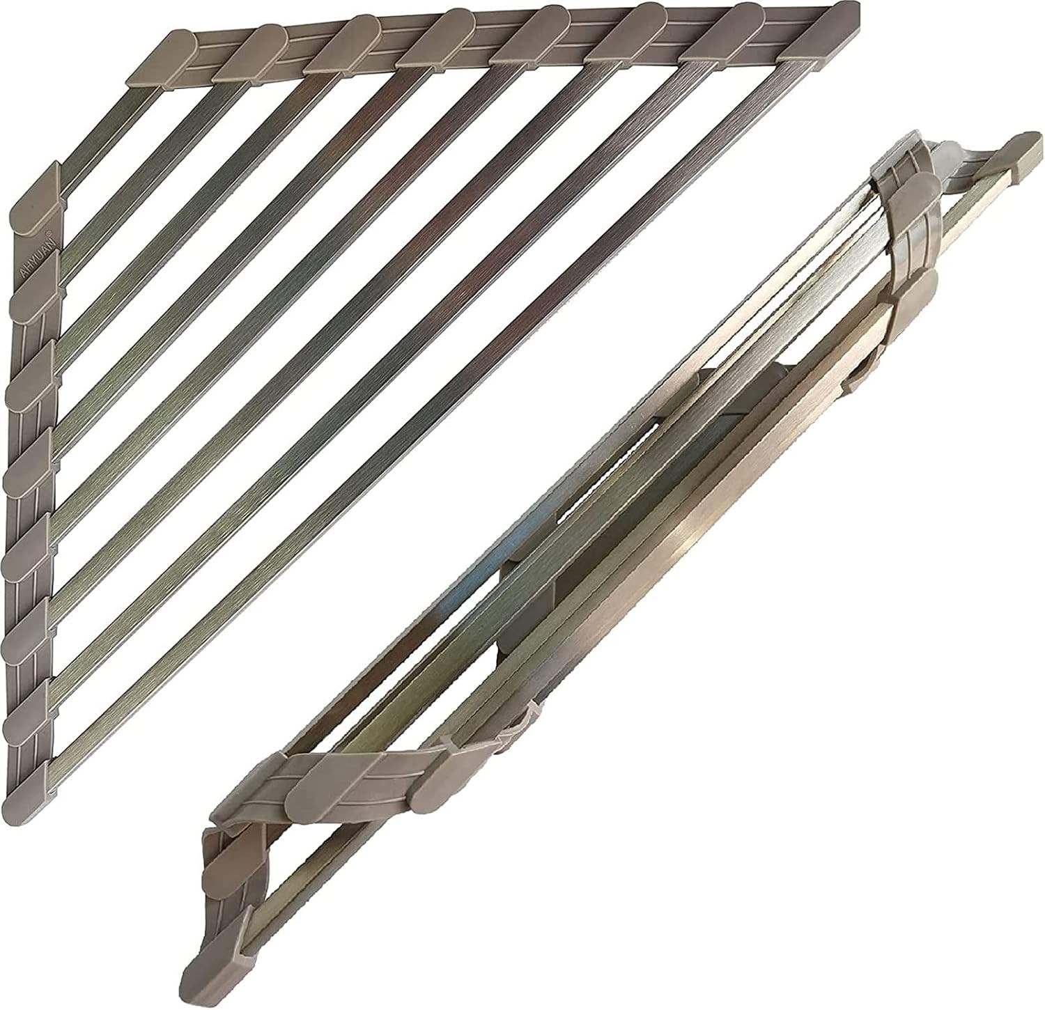 Sink corner folding triangle drain rack household kitchen sink storage rack dish