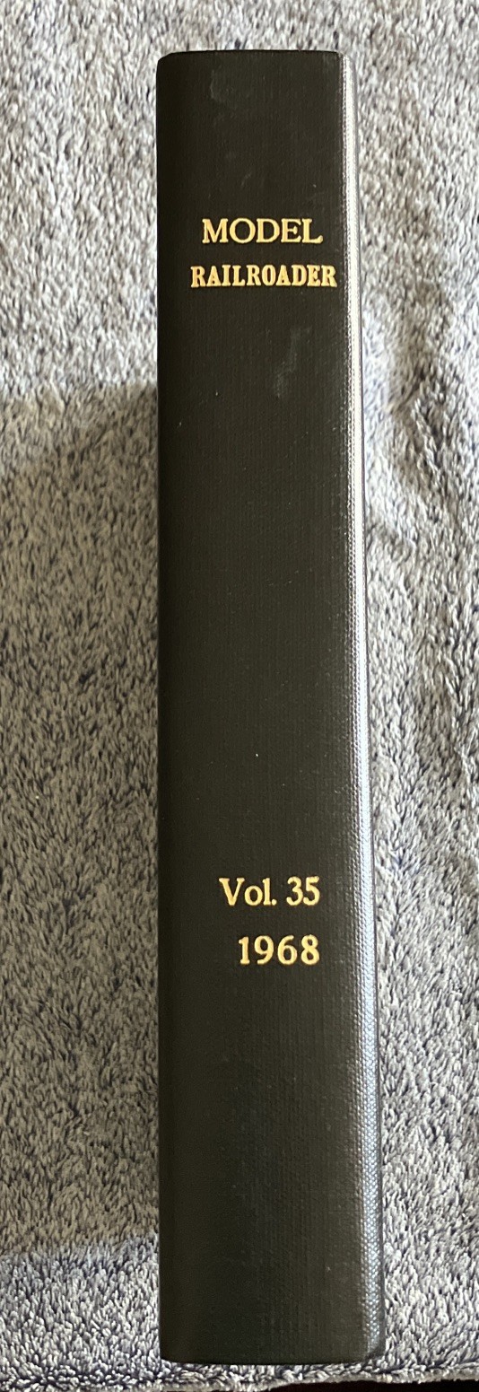 Model Railroader Vol.35-Bound Volume 1968–12 Issues