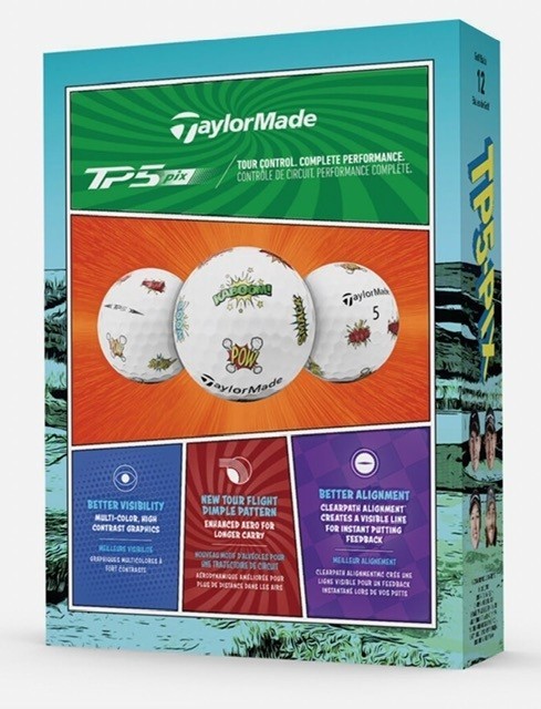 Limited Edition TaylorMade TP5 PIX COMIC