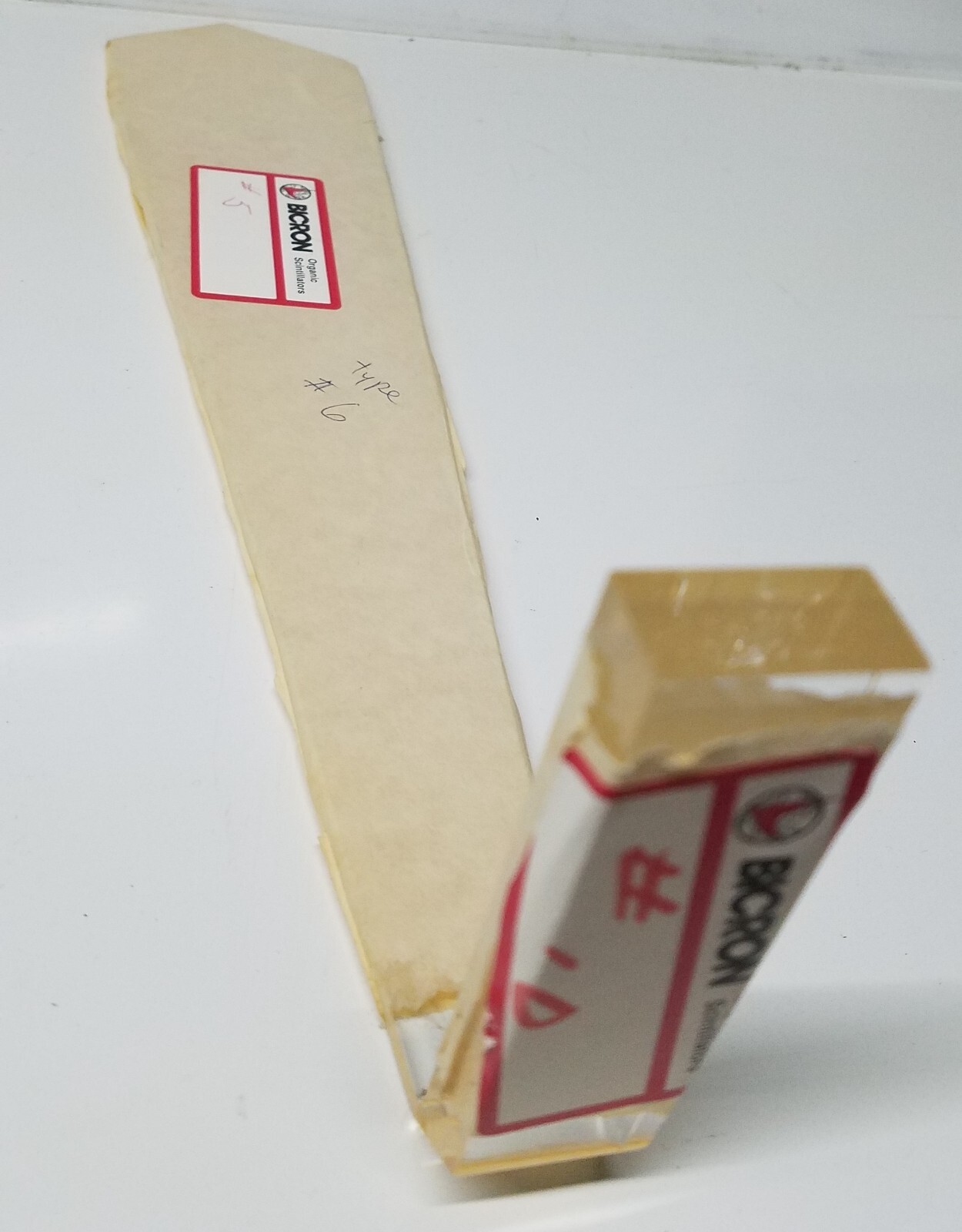 NEW! ~ Bicron Plastic Organic Scintillator Radiation Detection Type 5